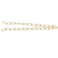 thumbnail image 4 of Cadena de hierro de 1 m de largo, duradera, de 4 mm de grosor, para colgar, práctica cadena de cristal para lámparas, accesorios de iluminación (dorada)., 4 of 6