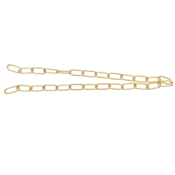 HEATSHAKING 1Set Golden Iron Chain Decorative for Farm Use 4MM Thick 39.4Inch Length