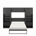 thumbnail image 6 of Pemberly Row Modern Full Wall Bed Cabinet Bundle in Black Oak, 6 of 15