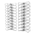 thumbnail image 3 of Pinza elástica para ropa de acero inoxidable de 100 piezas para lavandería, herramienta multiusos para alfileres de edredón Speravity HA7471-00B, 3 of 7