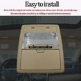 thumbnail image 6 of Interior Overhead Sunroof Switch Console Map Lamp Dome Reading Light With Glasses Storage Interior Ceiling Console For Toyota Landcruiser 200-grey, 6 of 6