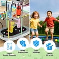 thumbnail image 6 of MOOSENG Elliptic Kids Trampoline, Bouncing Trampoline with Safety Enclosure Net, Adjustable Height Handrail, 500lbs Capacity, Designs for Boys & Girls, 7-in-1, 55” (Butterfly), 6 of 10