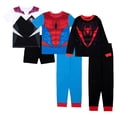 thumbnail image 1 of Set de pijama de algodón de 6 piezas de Marvel para niños Spider Squad 6, 1 of 5