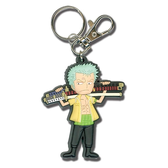 One Piece SD Zoro Sword PVC Keychain