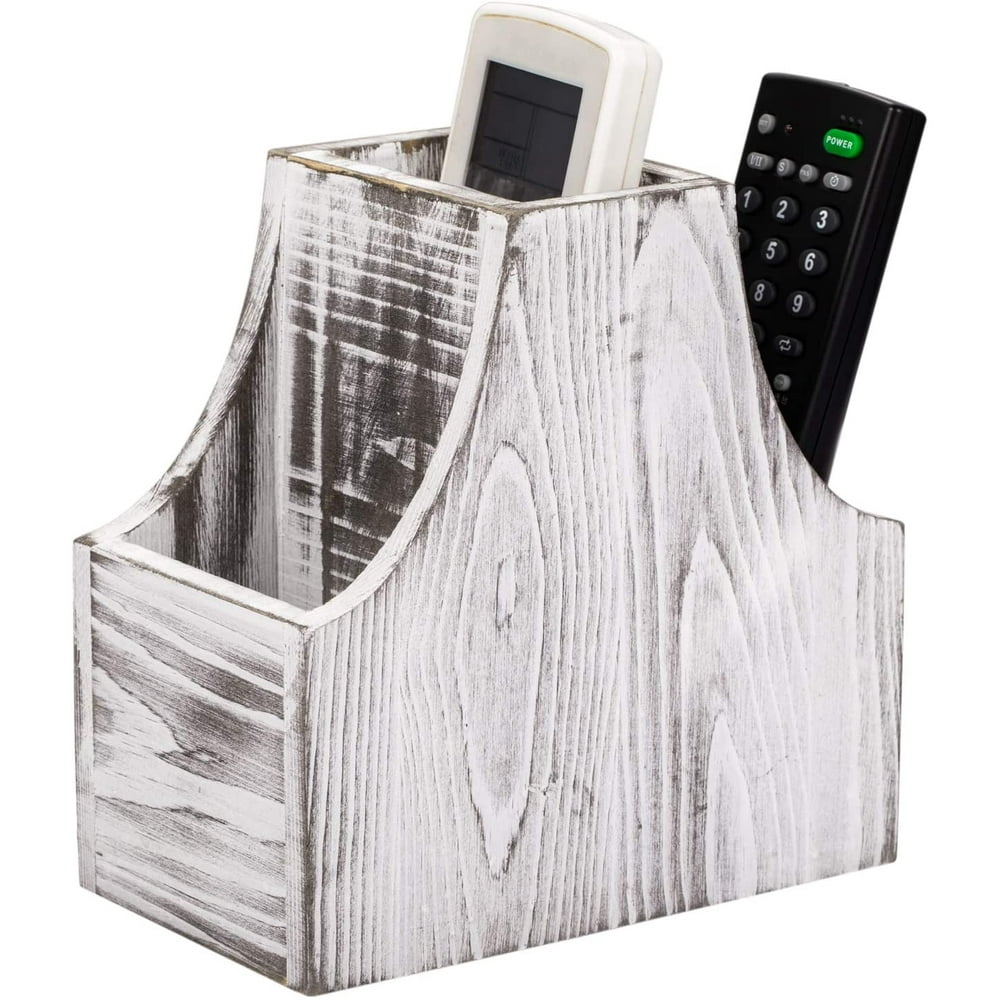 Remote Control Holder, Coffee Table Decor Wooden Desktop