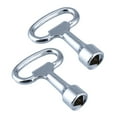 thumbnail image 2 of Hardware Adapter Clearance! Fdelink 2X Triangle Wrench, Metal Triangular for 8Mm Lock of Keys Triangular Triangular Set 2 Tools & Home Improvement, Iron Case Cabinet Door Key 2Pc, 2 of 6