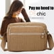 thumbnail image 4 of Bolsos Cruzados De Nailon Bolsa Mochila informal acolchada de algodón Mochila acolchada Patrón romboidal Cremallera para el invierno Sywqhk Para Estrenar, 4 of 7
