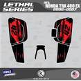 thumbnail image 2 of Kalair GFX Graphics Kit for Honda ATV TRX 400EX (2005-2007) Lethal Series, 2 of 5
