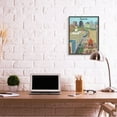thumbnail image 2 of Stupell Industries Colorful Boston Massachusetts City Landmark Architecture Town & City Painting Black Framed Art Print Wall Art, 24 x 30, 2 of 7