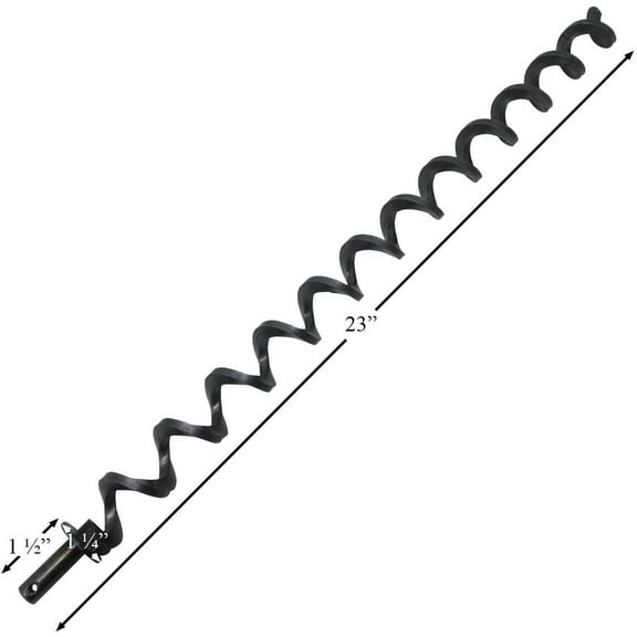 Auger Flighting Shaft Compatible With Pit Boss Pellet Grills (23")