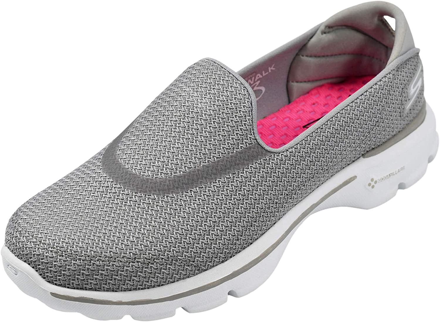 Maak los functie Brawl Skechers Performance Women's Go Walk 3 Slip-on Walking Shoe, Light Grey, 7  m US - Walmart.com