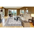 thumbnail image 2 of Concord Global Trading Concord Global Lara Val Area Rug High Traffic Ivory/Grey 7'10" x 10'6" 8' x 10' Indoor Living Room Rectangle, 2 of 5