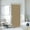 Brown, variant on Accordion Doors Interior Invisible Folding Door Magnetic Door Curtain Room Divider for Bedroom Living Room Doorway Curtains Sets Included Rod (1 Pack, 43W x 78 L, Cream White)