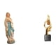 thumbnail image 1 of Estatua de resina de María. Figura de colección religiosa. Arte abstracto. Escultura moderna. Artesanía única. Líneas suaves. Ideal para el, 1 of 8