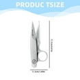 thumbnail image 3 of Clearance! Scissors Small All Purpose Stainless Sewing Embroidery Leather Craft Comfort Grip Shears Seam Tools for Fabric Cutting Fishing Gift Wrapping One Piece of Small Multi-Purpose, 3 of 9