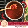 thumbnail image 4 of Rachael Ray 6 Qt Create Delicious Aluminum Nonstick Stockpot, Red Shimmer, 4 of 9