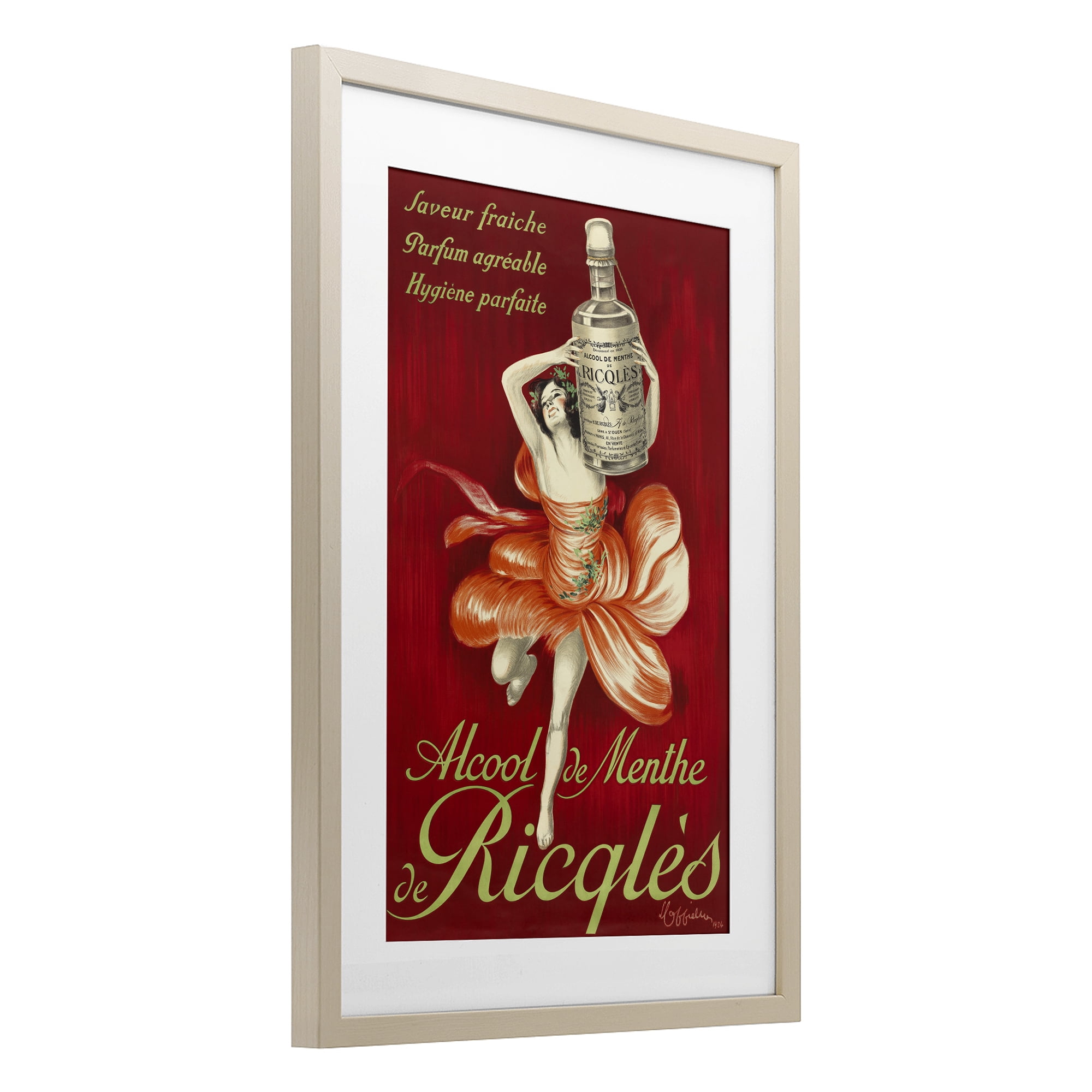 Stupell Industries Vintage Herbal Remedy Advertisement Birch Framed Print Under Glass, design by Leonetto Cappiello