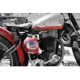 thumbnail image 2 of Deiter, Lori 32x23 Gold Ornate Wood Framed with Double Matting Museum Art Print Titled - Route 66 Motorcycle, 2 of 4
