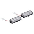 thumbnail image 2 of Heise HE-MUSTR-G2W White Grille Strobe Light Kit - 8 LED - Set of 2, 2 of 2