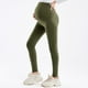 thumbnail image 5 of Amzcrzy 2PC Leggings premamá color liso por encima de la barriga clásicos largo completo cómodos suaves yoga ejercicio informal S-XL Azul, 5 of 6