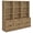 Brown, variant on Coaster Westpark 3-Piece Wall Unit Bookcase Set with USB, Mango