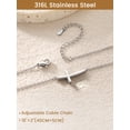 thumbnail image 6 of KeyStyle Sidways Cross Pendant Necklace for Women Faith Jewelry Christian Christmas Birthday Gifts for Her Mom Wife Ideas, 6 of 10