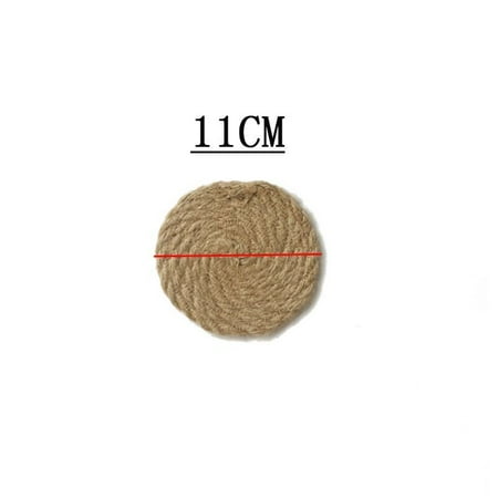 

Homeex Flax straw round placemat Photo Color 11cm