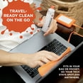 thumbnail image 4 of WHOOSH! Phone Cleaning Kit Duo – 3.4 oz & 0.3 oz Bottles with 2 Microfiber Cloths, Alcohol-Free Screen Cleaner for All Electronics, TVs, Laptops, Car Displays, Eyeglasses, Sports Visors, Whiteboards, 4 of 9