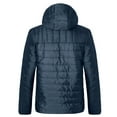 thumbnail image 3 of Elainilye Fashion Puffer Jacket Men Lightweight Puffer Jacket Warm Winter Insulated Water Coat Long Sleeve Parkas,Blue, 3 of 8