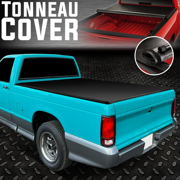 Nuvision for 82-93 Chevy S10 GMC S15 6Ft Truck Bed Soft Vinyl Roll-Up Tonneau Cover