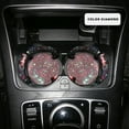 thumbnail image 1 of 2PCS Car Cup Non-slip Universal Car Interior Accessories Crystal Glitter Cup Bottom Mat, 1 of 2