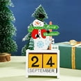thumbnail image 3 of Christmas Advent Calendar Freestanding Letter Design Xmas Countdown Calendar Ornament for Desktop, 3 of 5