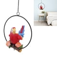 thumbnail image 4 of Crafts, Waterproof Hanging Iron Ring Parrots Exquisite Prevent Fading  For Balcony For Garden, 4 of 8