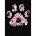 thumbnail image 2 of 1 Pce T-Shirt à Motif Floral pour Femmes, Col Rond Décontracté Manches Courtes, Tissu Polyester Extensible, Confort Toutes Saisons, Motif Géométrique à la Mode Fête des Pères, Fête des Mères, Nouveau Y, 2 of 6