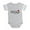 Heather Gray, variant on CafePress - Idaholoves - Cute Infant Baby Football Bodysuit