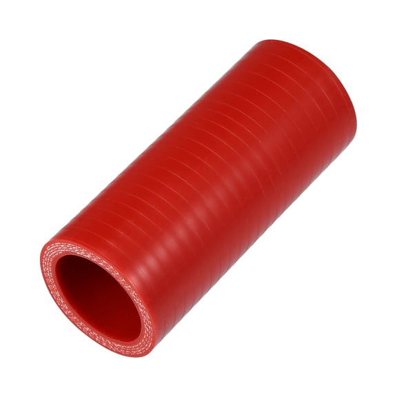 Unique Bargains 1 Pcs 32mm 1.26" ID 100mm 3.94" Length 0° Red Car Silicone Hose