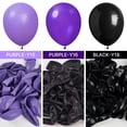 thumbnail image 3 of Kit de arco de globos PartyWoo de 152 piezas, morado oscuro, 46 cm-13 cm, 3 of 8