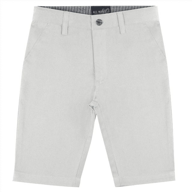 Buyless Fashion Shorts Garçon Pantalon devant Plat Coton Décontracté Coupe Droite