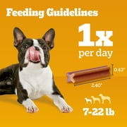 Pedigree Dentastix Dental Chews for Dogs, Small and Toy Breed, Bacon & Chicken, 17.7 oz. Bag