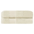 thumbnail image 2 of BNM Turkish Cotton Heavyweight Bath Sheet Set, Ivory, 2 of 5