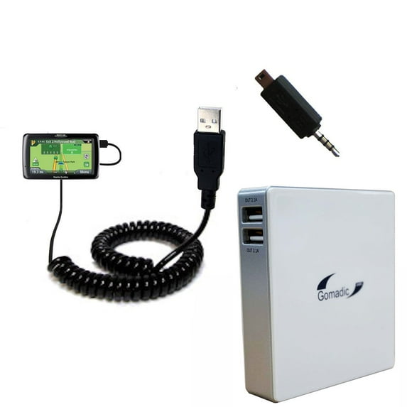 Gomadic High Capacity Rechargeable External Battery Pack suitable for the Magellan Maestro 4250 - Portable Charger with TipExchange Technology