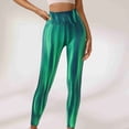 thumbnail image 2 of Umfun Gradient Tie Dye Seamless Yoga Leggings High Waist Slim Athletic Pants for Gym Fitness Running Hiking and Trendy Street Daily Wear, 2 of 9