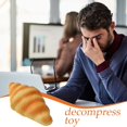 thumbnail image 3 of Simulation Bread Squishy Toy, Soft Slow-Rise Butter Croissant for Stress Relief And Pretend Play, Scented Sensory Toy for Kids Kitchen And Anxiety Focus, 1-Pack, 3 of 5