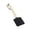 Black, variant on Leather Fly Swatter with Long Wooden Handle, Heavy Duty Fly Swat for Indoor & Outdoor Use, Durable Leather Bug Swatter with Hanging Loop, Ergonomic Grip for Kitchen, Garden and Camping, Brown