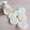 thumbnail image 1 of 6Pcs/Set Flower Shaped Mooncake Mold Cake Mold Hand Pressure Fondant Moon, 1 of 6