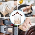 thumbnail image 3 of Brown Plants Kitchen Towels Set of 4, Water Absorbent Dish Towel, Lavender Floral Spring Wildflower White Decorative Hand Towels - Quick Drying Cloth for Cooking Baking, 18x28 Inch, 3 of 8