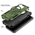 thumbnail image 3 of Dteck Magnetic Case for iPhone 16,Shockproof Silicone + PC Case Compatible with Mag Safe Built-in Invisible Stand Cover for iPhone 16,Armygreen, 3 of 7