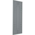thumbnail image 2 of Ekena Millwork 12"W x 26"H True Fit PVC Hastings Fixed Mount Shutters, Ocean Swell (Per Pair - Hardware Not Included), 2 of 9