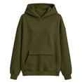 thumbnail image 5 of SYwaren Women's Oversized Hoodie Pullover Casual Long Sleeve Sweatshirt Tops, 5 of 7