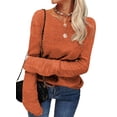 thumbnail image 2 of Langwyqu Fashion Women Autumn Winter Long Sleeve Knit Sweater Female Pullovers, 2 of 4
